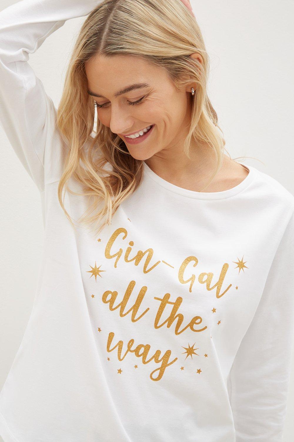 Nightwear Gin gal All The Way Pyjama Set Dorothy Perkins