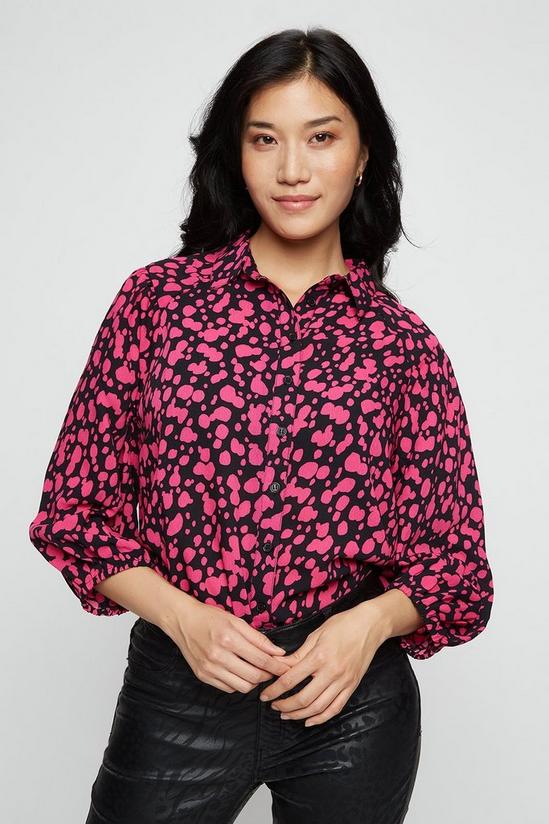Dorothy Perkins Pink Spot Print Shirt 4
