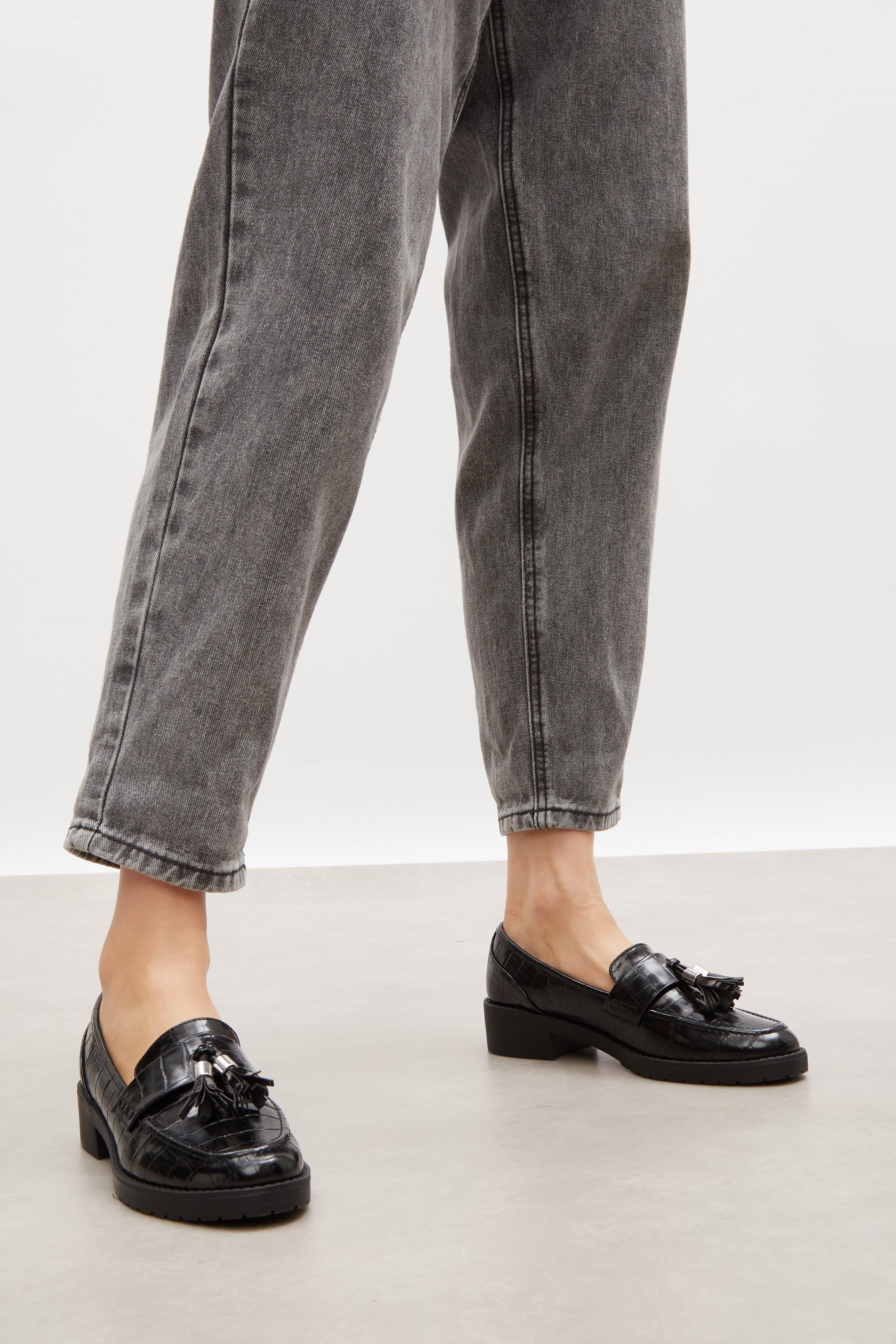 Dorothy perkins store wide fit loafers