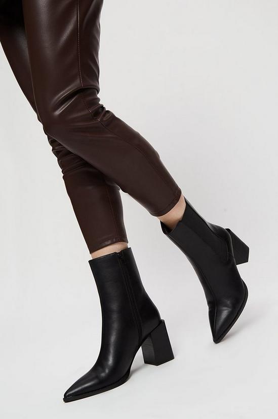 Principles Principles: Montana Pointed Heeled Ankle Boots 3