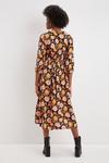 Dorothy Perkins Tall Floral Shirred Empire Waist Midi Dress thumbnail 3