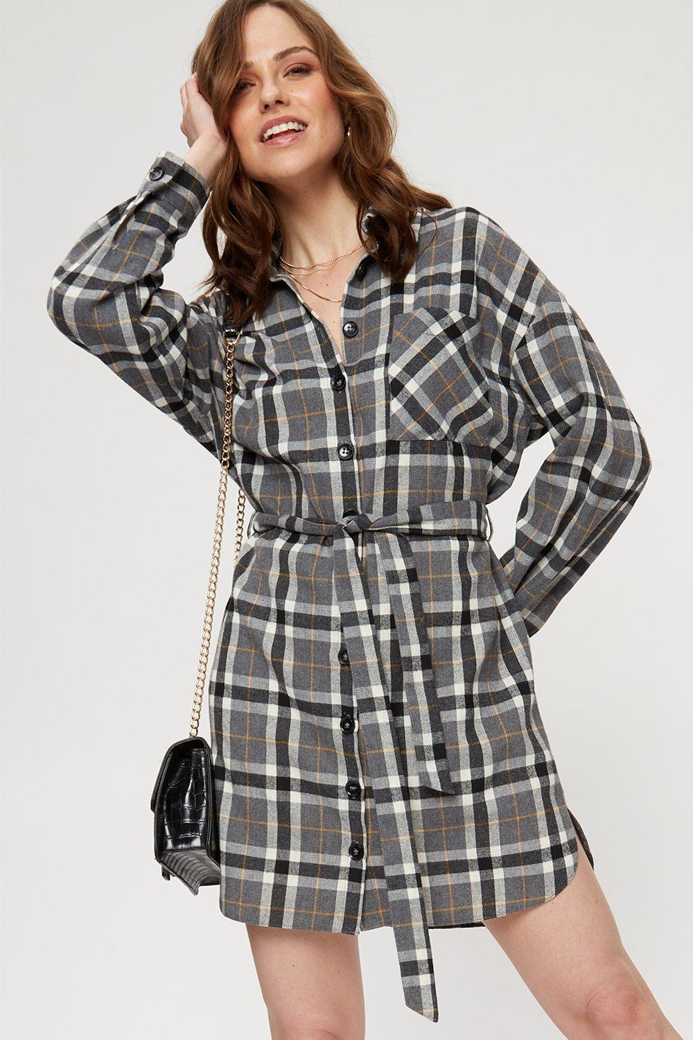 Dorothy perkins store red check dress