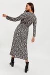 Dorothy Perkins 70s Ditsy Wrap Belted Midi Dress thumbnail 3