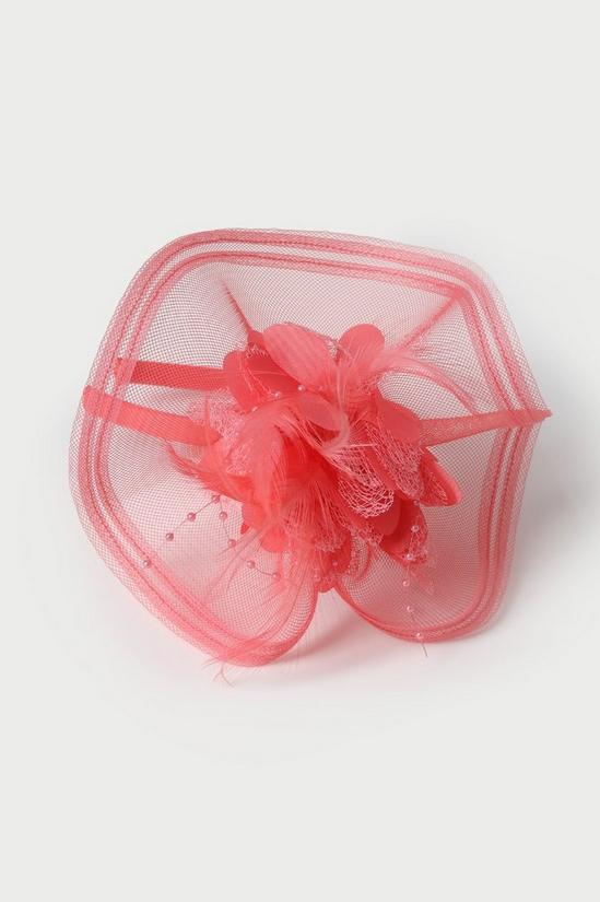 Dorothy Perkins Coral Feather Alice Band Fascinator 2
