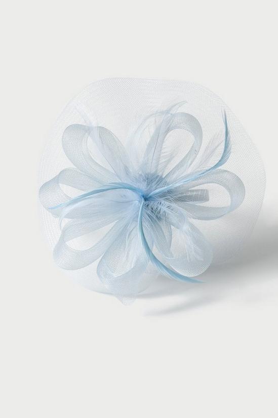 Dorothy Perkins Blue Loop And Feather Fascinator 2