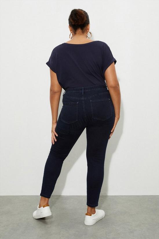Dorothy Perkins Cotton Curve Blue Darcy Jeans 3