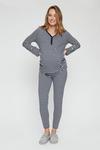 Dorothy Perkins Maternity Navy Stripe Nursing Pyjama Set thumbnail 2