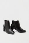 Good For the Sole Good For The Sole: Mazzy Comfort Zip Ankle Boot Block Heel thumbnail 1