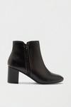 Good For the Sole Good For The Sole: Mazzy Comfort Zip Ankle Boot Block Heel thumbnail 2