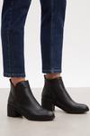 Good For the Sole Good For The Sole: Mona Comfort Zip Detail Ankle Boots thumbnail 1