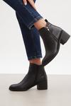 Good For the Sole Good For The Sole: Mona Comfort Zip Detail Ankle Boots thumbnail 2