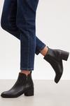 Good For the Sole Good For The Sole: Mona Comfort Zip Detail Ankle Boots thumbnail 3