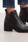 Good For the Sole Good For The Sole: Mona Comfort Zip Detail Ankle Boots thumbnail 4