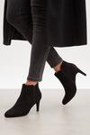Good For the Sole Good For The Sole: Meredith Comfort Snake Insert Heel Bootie thumbnail 3