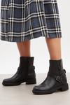 Good For the Sole Good For The Sole: Mylene Comfort Cross Strap Biker Boots thumbnail 2