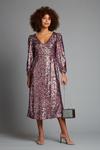 Dorothy Perkins Multi Sequin Midi Dress thumbnail 1