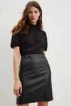 Dorothy Perkins 2-in-1 faux leather dress thumbnail 1
