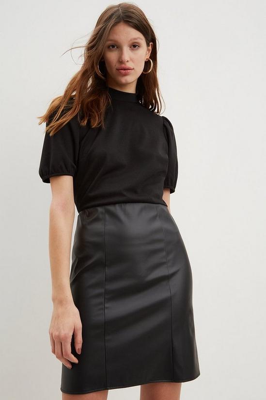 Dorothy Perkins 2-in-1 faux leather dress 1