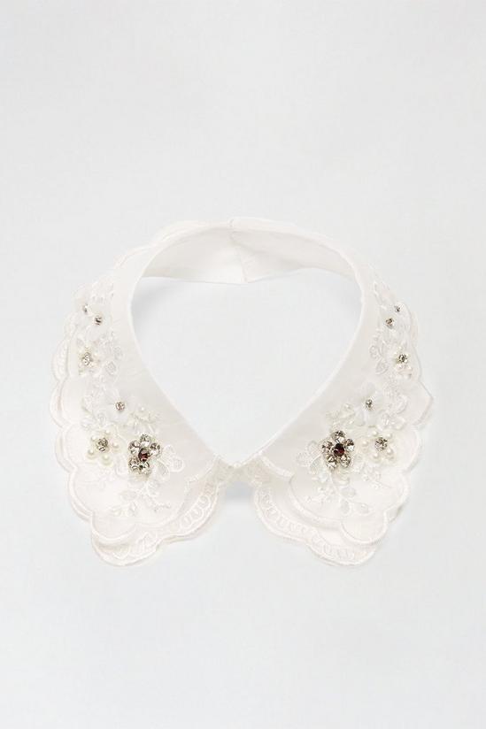 Dorothy Perkins White Embellished Collar 3