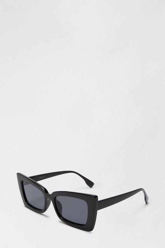 Dorothy Perkins Black Square Cat Sunglasses 2
