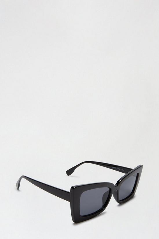 Dorothy Perkins Black Square Cat Sunglasses 3