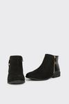Good For the Sole Good For The Sole: Wide Fit Mabel Comfort Snake Back Ankle Boots thumbnail 3
