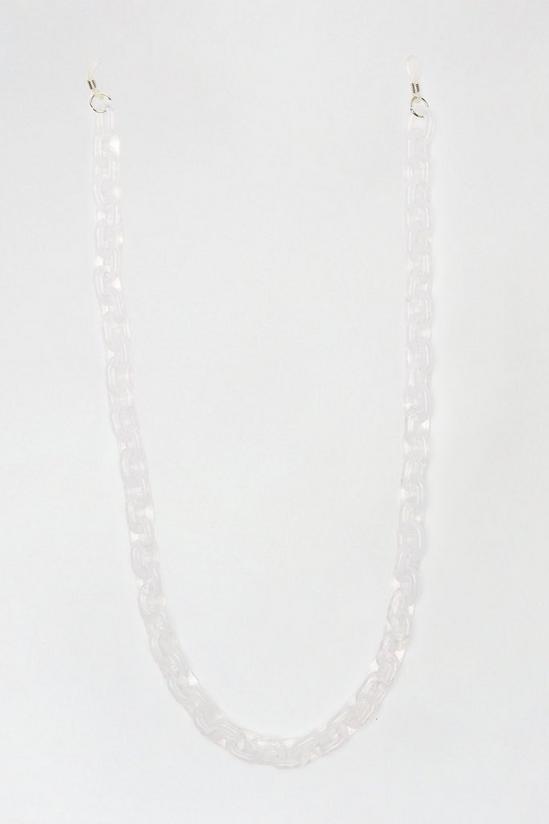 Dorothy Perkins White Cloudy Chunky Link Sunglasses Chain 2