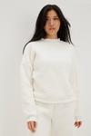 Dorothy Perkins Off White Fleece Sweat And Cuff Pant thumbnail 2