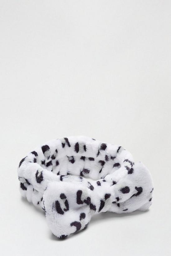 Dorothy Perkins White Beauty Headband Dalmatian Print 2