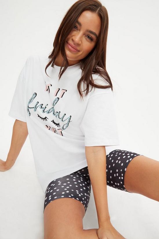 Dorothy Perkins Is It Friday Pyjama Set 4
