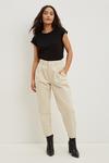 Dorothy Perkins Petite Pleat Front Slouch Jeans thumbnail 2