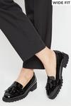 Good For the Sole Good For The Sole: Wide Fit Bella Comfort Tassel Patent Loafers thumbnail 1