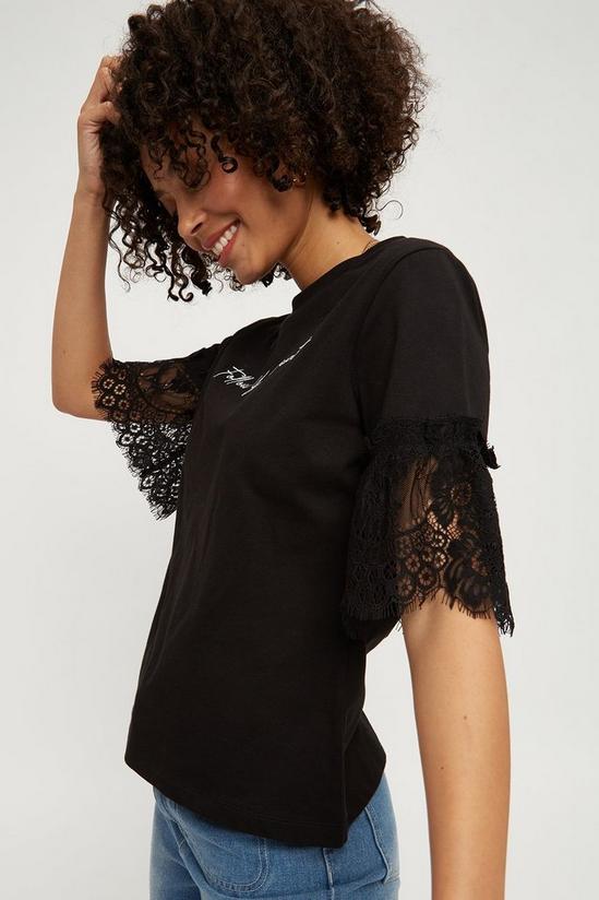 Dorothy Perkins Follow Your Heart Lace T-shirt 4