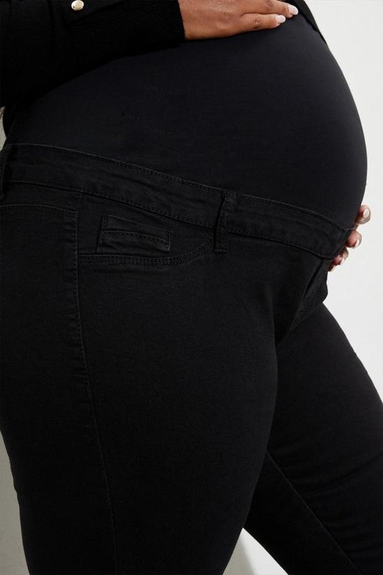 Dorothy Perkins Maternity Over Bump Black Boyfriend Jeans 4