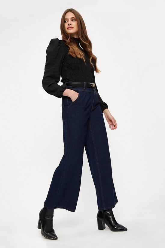 Dorothy Perkins Tall Wide Leg Cropped Jeans 2
