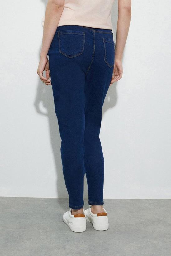 Dorothy Perkins Maternity Over Bump Blue Ellis Skinny Jeans 3