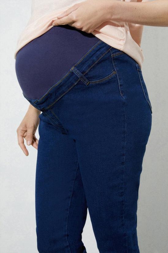 Dorothy Perkins Maternity Over Bump Blue Ellis Skinny Jeans 4
