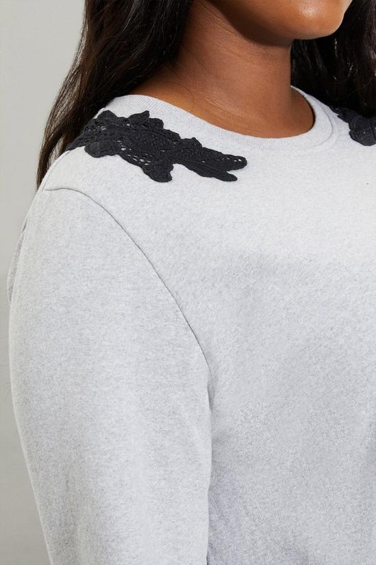 Dorothy Perkins Maternity Lace Shoulder Sweatshirt 4