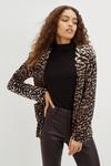 Dorothy Perkins Petite Animal Textured Cover Up thumbnail 1