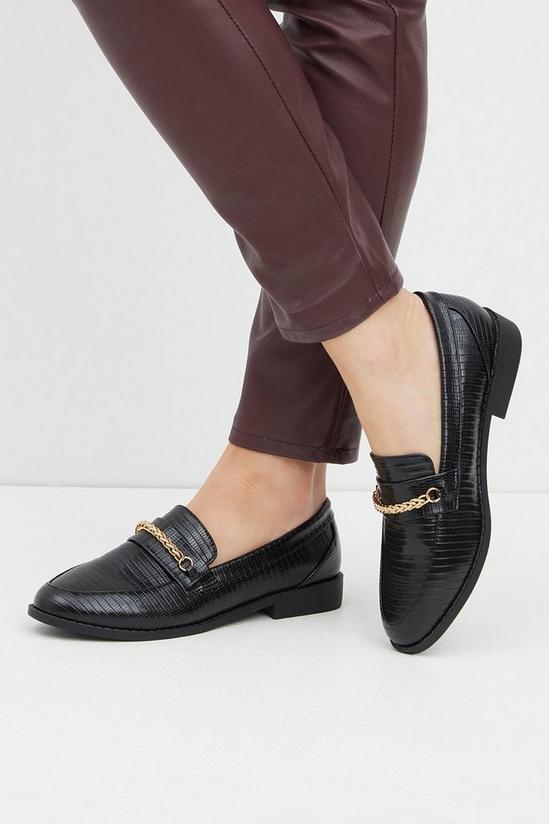 Dorothy Perkins Lisbon Chain Detail Loafers 2