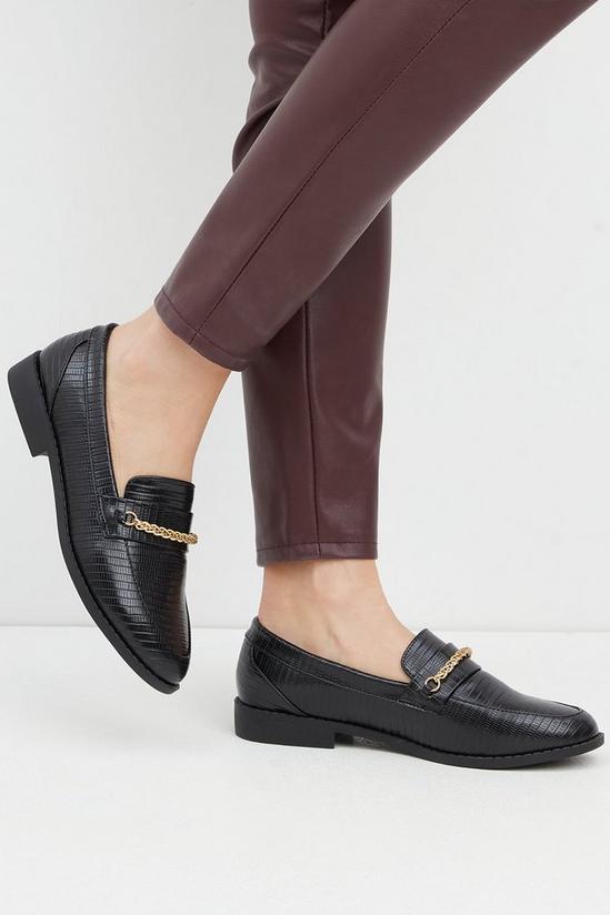 Dorothy Perkins Lisbon Chain Detail Loafers 3