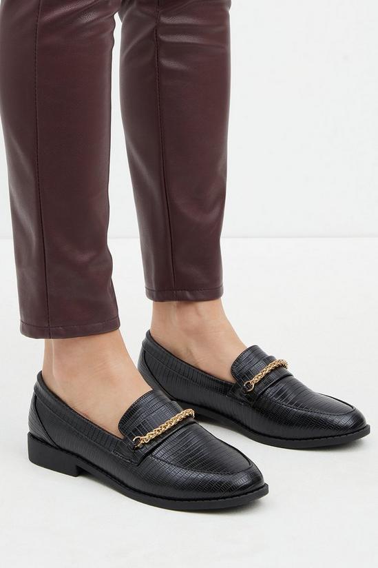 Dorothy Perkins Lisbon Chain Detail Loafers 4