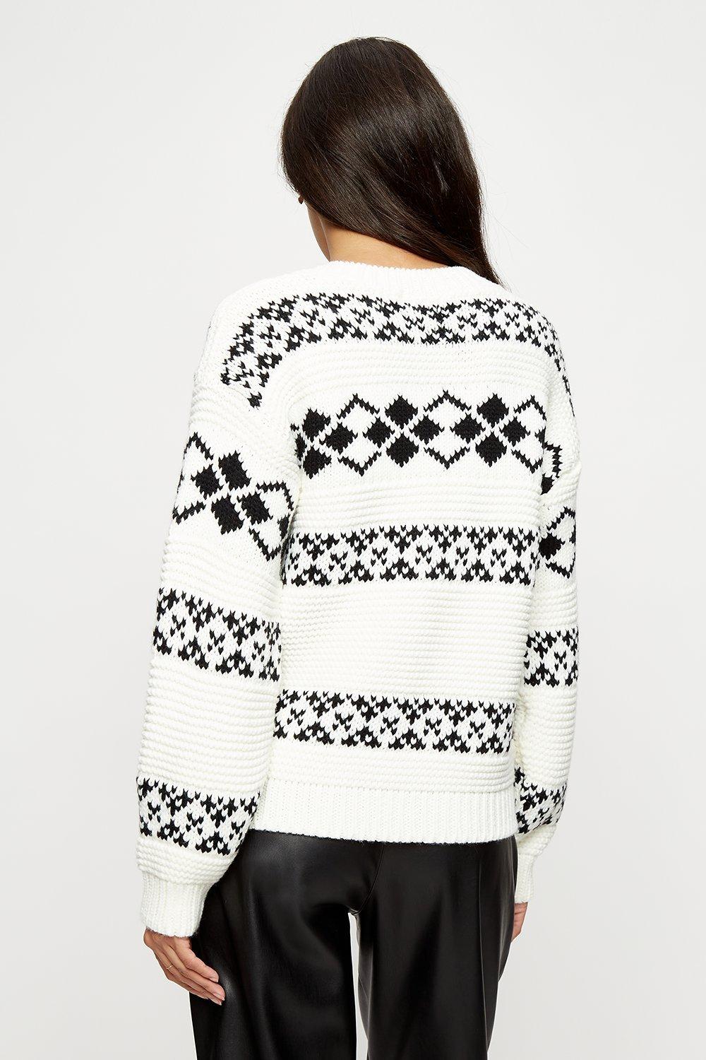 Jumpers Cardigans Fairisle Chunky Knit Jumper Dorothy Perkins