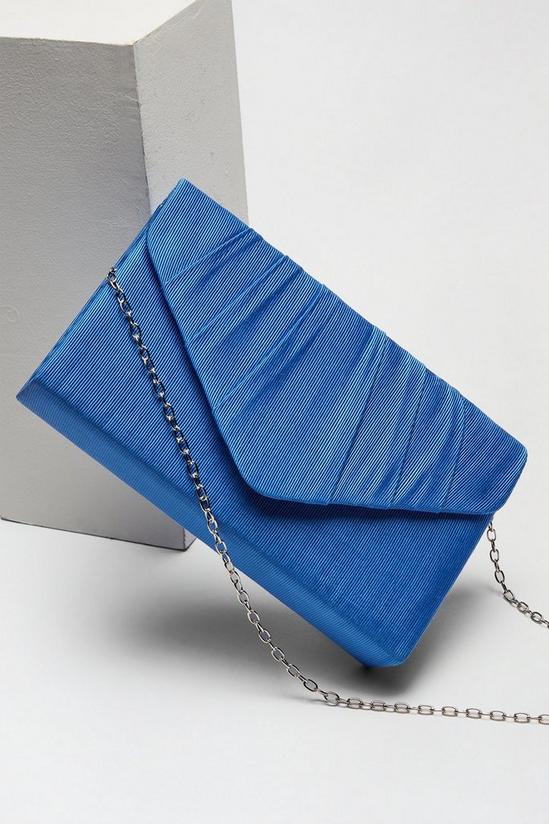Dorothy Perkins Textured Pleated Clutch Bag 3