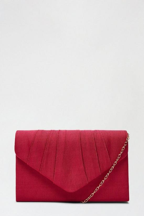 Dorothy Perkins Textured Pleated Clutch Bag 2