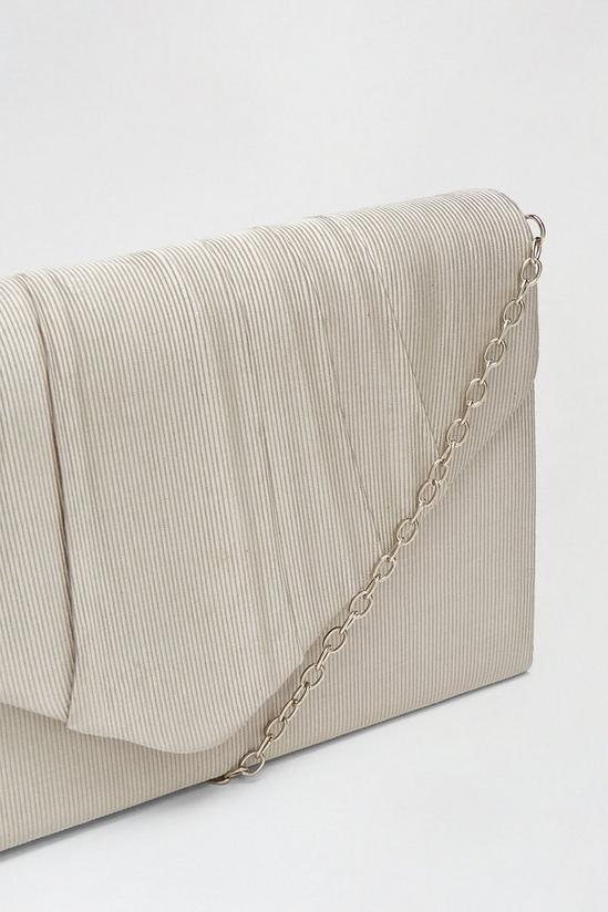 Dorothy Perkins Textured Pleated Clutch Bag 4