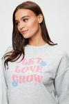Dorothy Perkins Let Love Grow Sweatshirt thumbnail 4