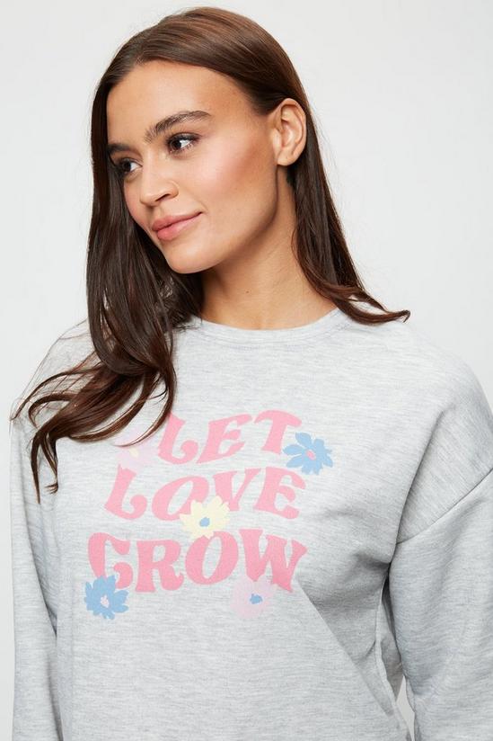 Dorothy Perkins Let Love Grow Sweatshirt 4