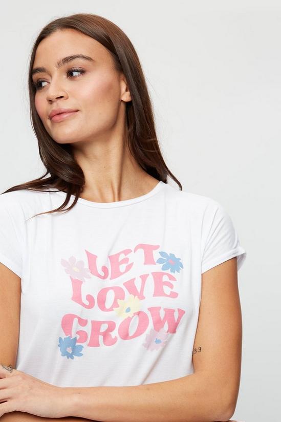 Dorothy Perkins Let Love Grow T Shirt 4