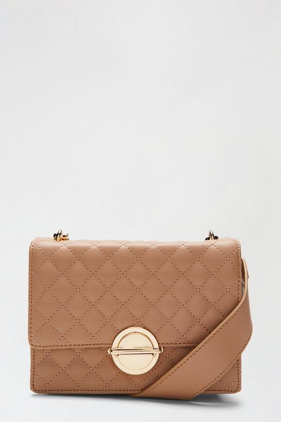 Dorothy Perkins Quilted Chunky Strap Cross Body Bag 2